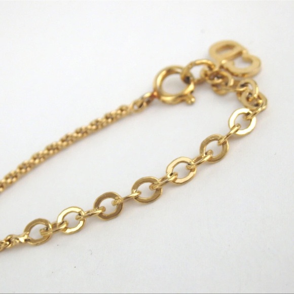 EUC Authentic Dior Gold Plated Necklace - Picture 7 of 9
